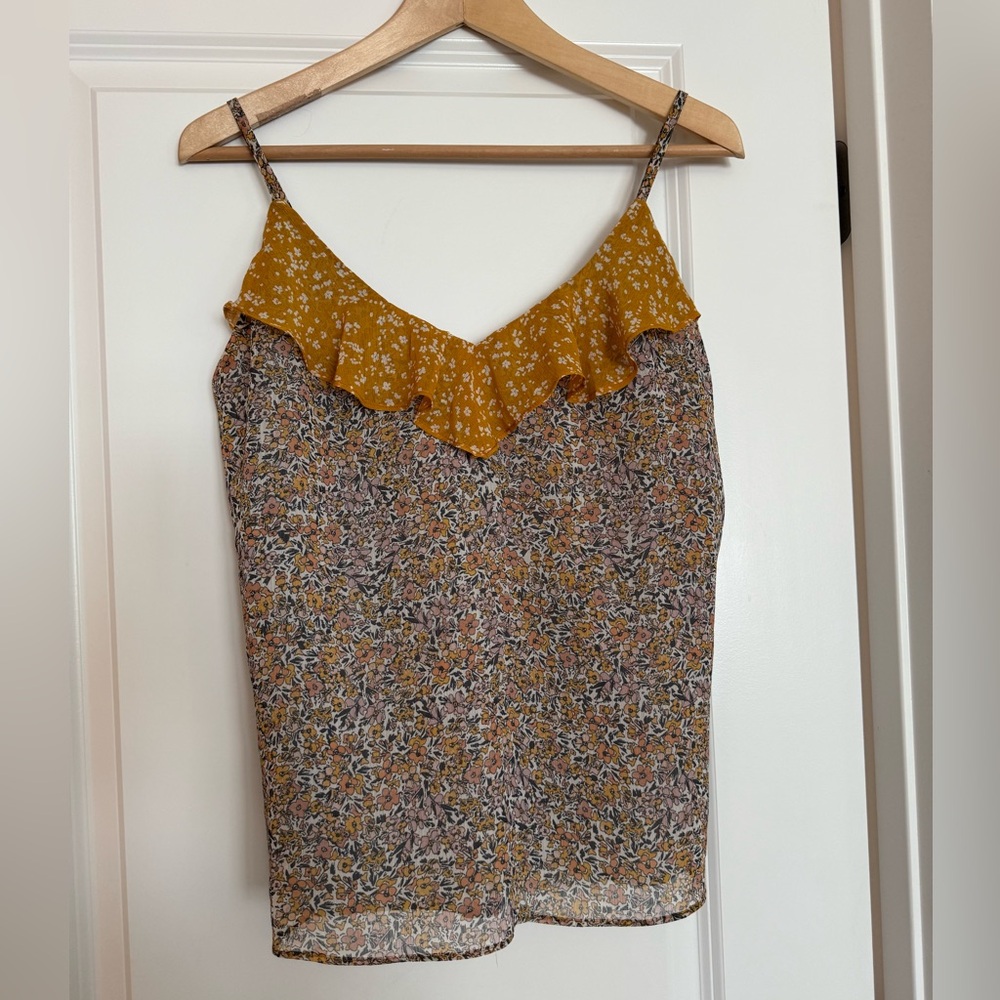 Banana Republic Multicolor Floral Lined Camisole